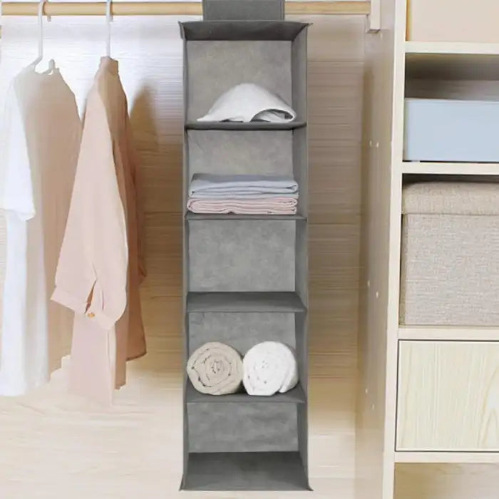5 Layers Foldable Closet Organizer / Hanging Wardrobe