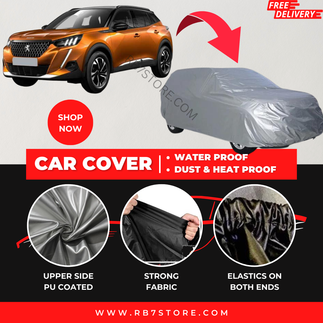 Peugeot 2008 (2022-2023) Car Top Cover - Waterproof & Dustproof Silver Spray Coated + Free Bag