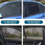 Car Window Sun Shades - Flexible 4 Pieces