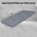 Terry Waterproof Mattress Cover - Grey
