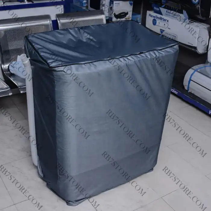 Waterproof Top Loaded Washing Machine Cover (Grey Color) Covers