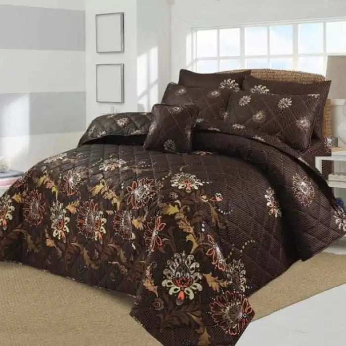7 Pcs Quilted Comforter Set - Homage
