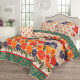 7 Pcs Quilted Comforter Set - Jasmine
