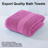 Export Quality Bath Towel - Pink
