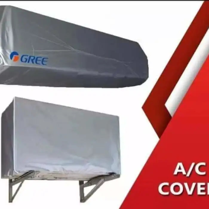 Ac Cover - (Inner + Outer Unit Set) Silver Grey