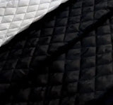 Cotton Quilted Sofa Runner - Coat (Black)