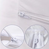 Double Side (Zipper) Waterproof Mattress Cover (White)