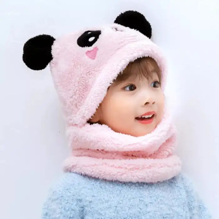 Kids Panda Wool Cap