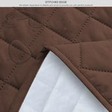Quilted Waterproof Mattress Cover - Brown