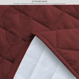 Quilted Waterproof Mattress Cover - Maroon