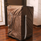 Waterproof Top Loaded Washing Machine Cover (Brown Color) Covers